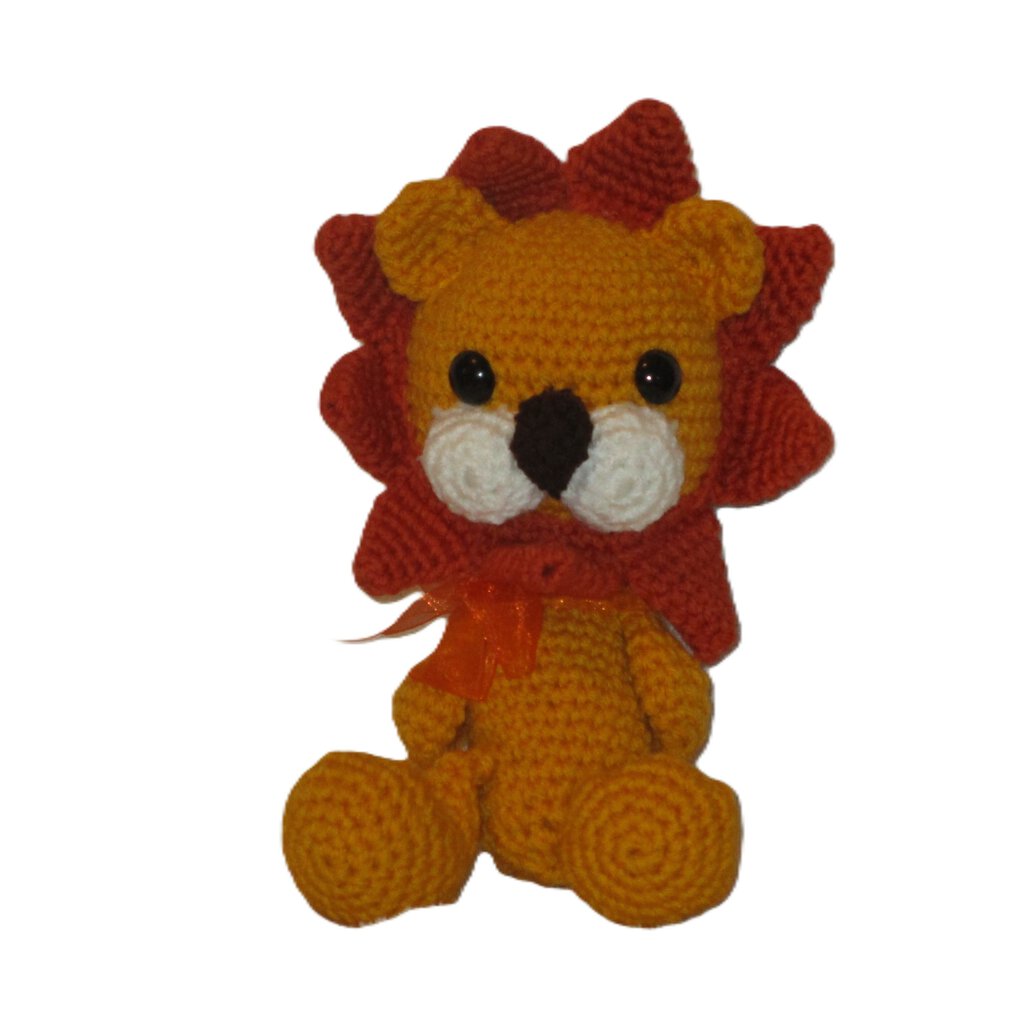 Larry Lion Crochet Stuffed Animal