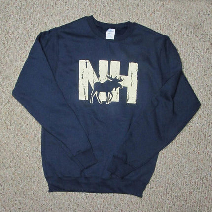 NH MOOSE CREWNECK SWEATSHIRT