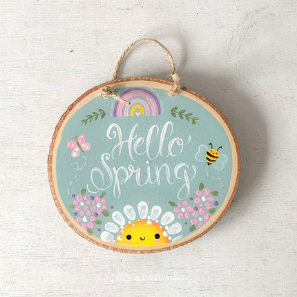 HELLO SPRING ORNAMENT