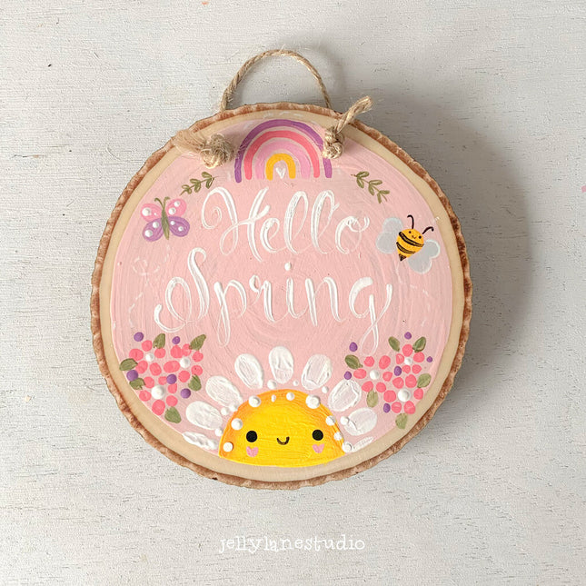HELLO SPRING ORNAMENT