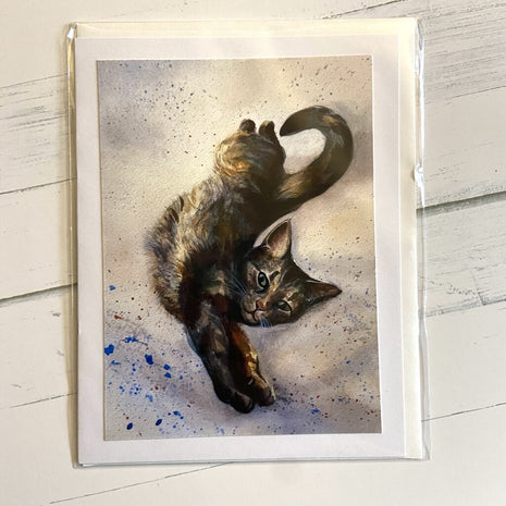 Ciel - Tabby Cat All Occasion Greeting Card