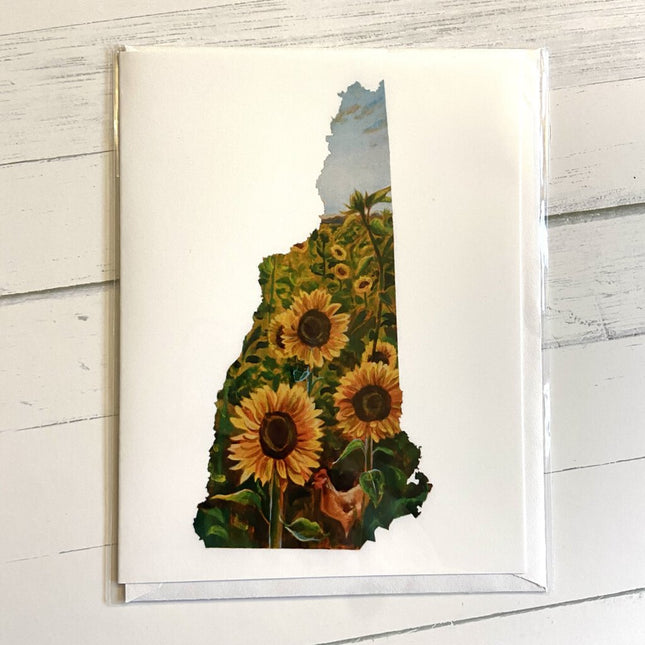 New Hampshire III - Sunflower All Occasion Greeting Card
