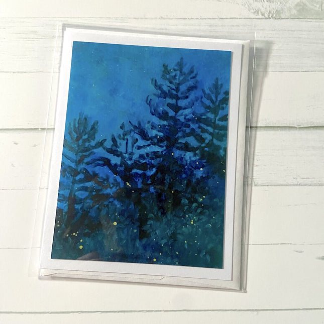Fireflies - Night Sky All Occasion Greeting Card