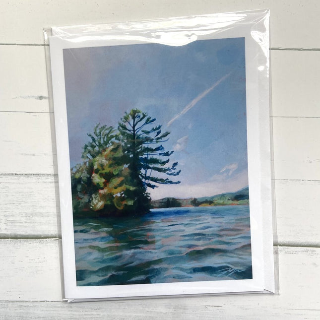 Surface Level - Lake Landscape All Occasion Greeting Card