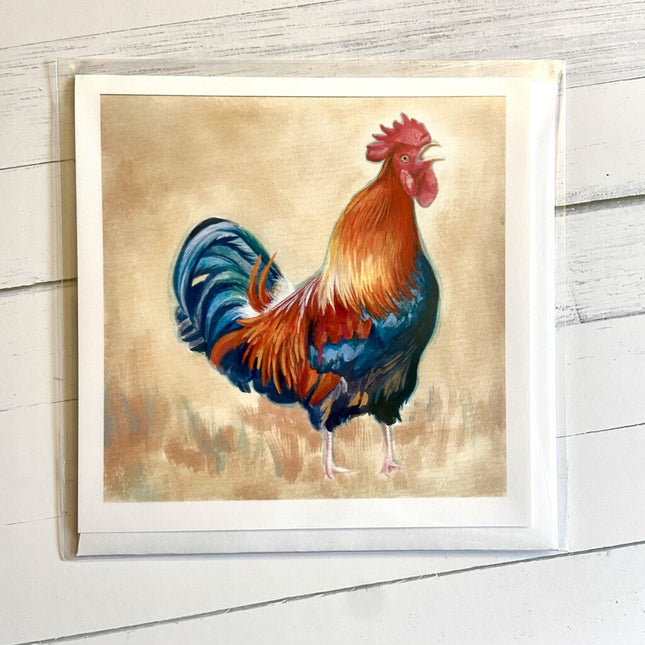 The Calling - Funny Chicken Rooster All Occasion Square Greeting Card