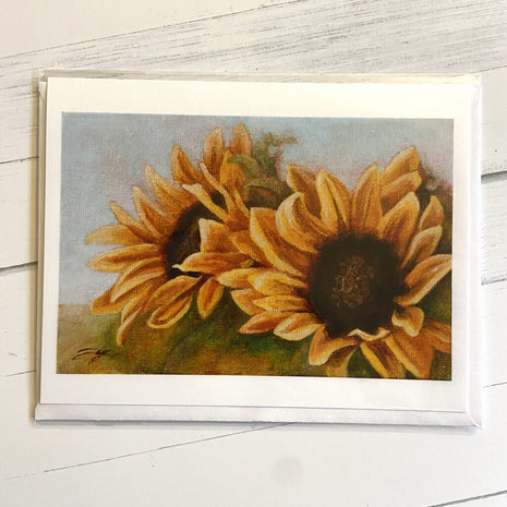 Looking Up - Sunflowers All Occasion Greeting Card