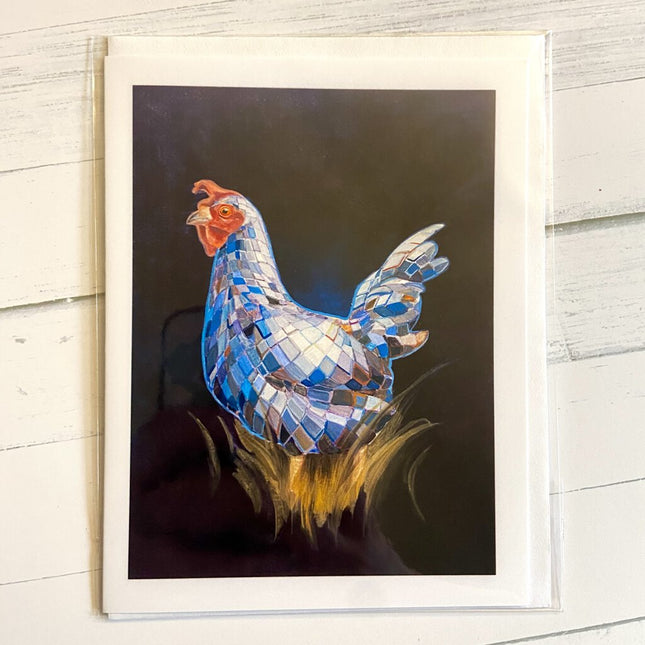 Disco Girl - Chicken All Occasion Greeting Card