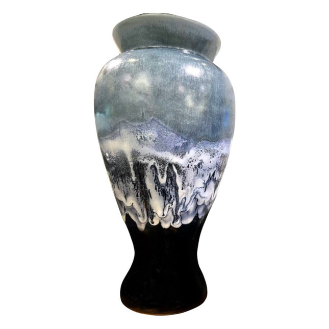 Large Ceramic Blues Vase #848