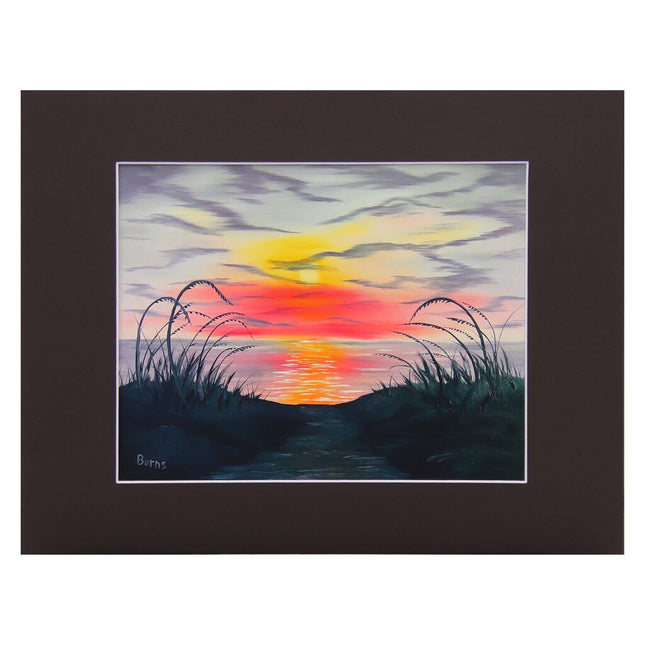 #175-2 Sunrise at the Ocean 11x14 matte - 8x10 print