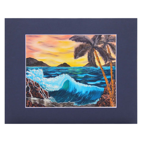 #176-3 Sunset on the Coast 11x14 matte - 8x10 print