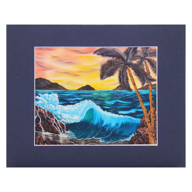 #176-3 Sunset on the Coast 11x14 matte - 8x10 print