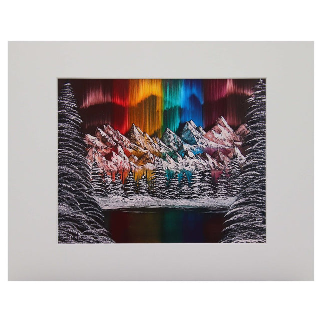 #192-3 Northern Lights 11x14 matte - 8x10 print