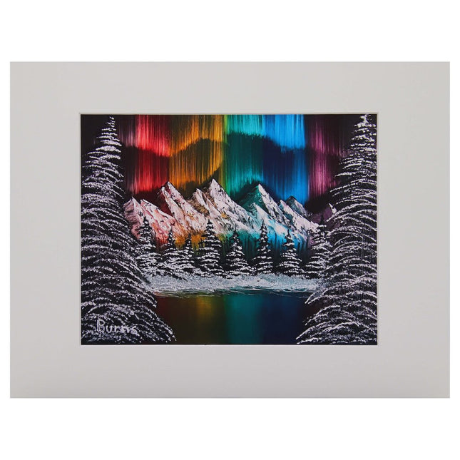 #193-5 Northern Lights 11x14 matte - 8x10 print