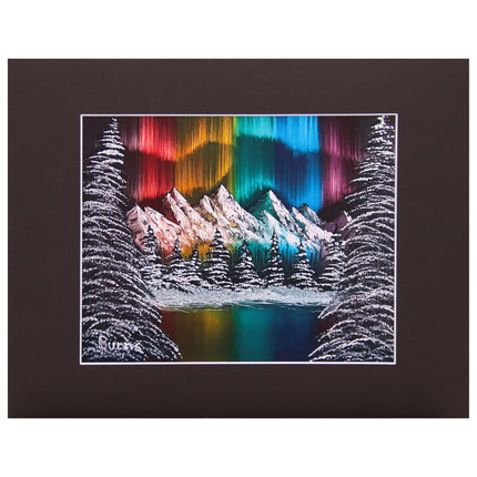 #193-6 Northern Lights 11x14 matte - 8x10 print