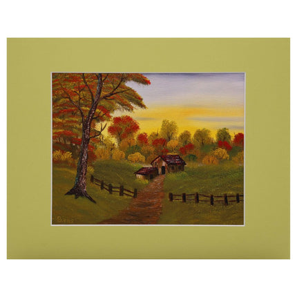 #200-5 Delightful Meadow Home 11x14 matte - 8x10 print