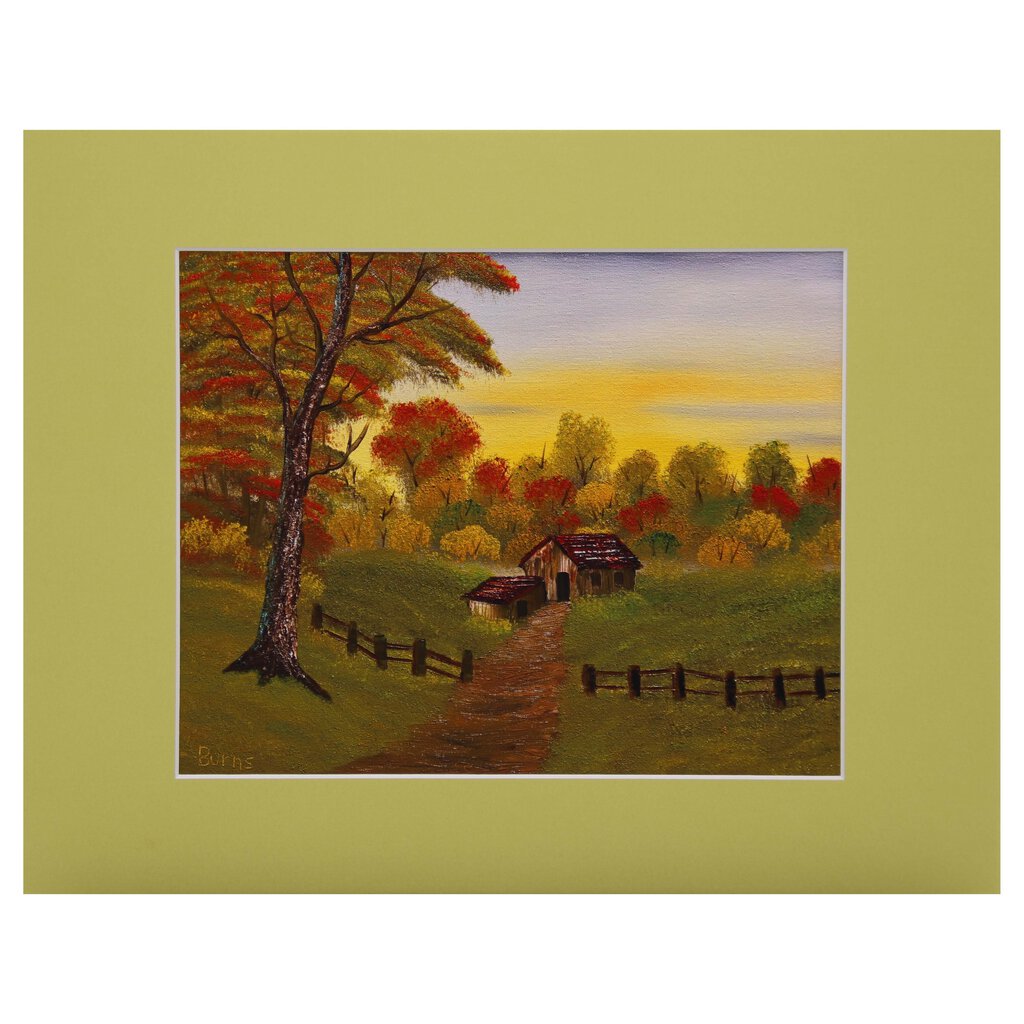 #200-5 Delightful Meadow Home 11x14 matte - 8x10 print