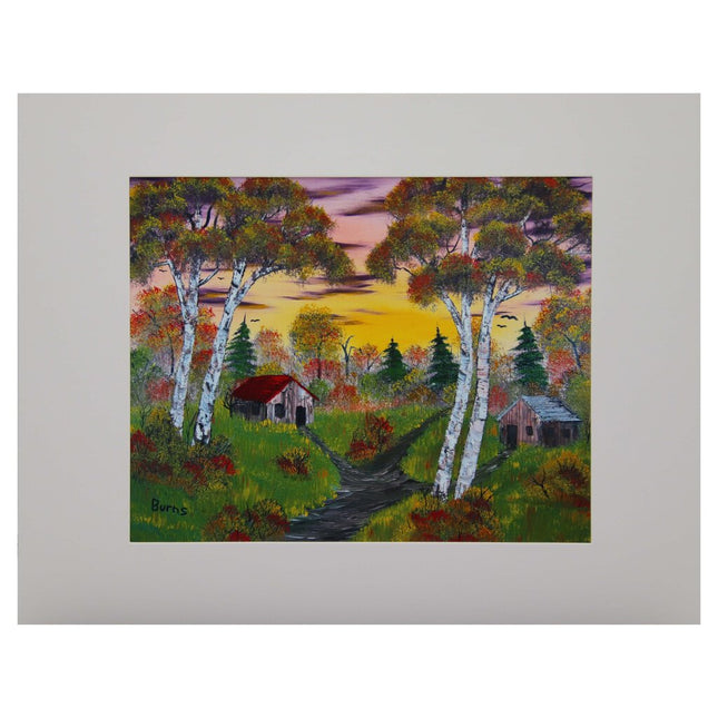 #201-3 Cabins in the Woods 11x14 matte - 8x10 print