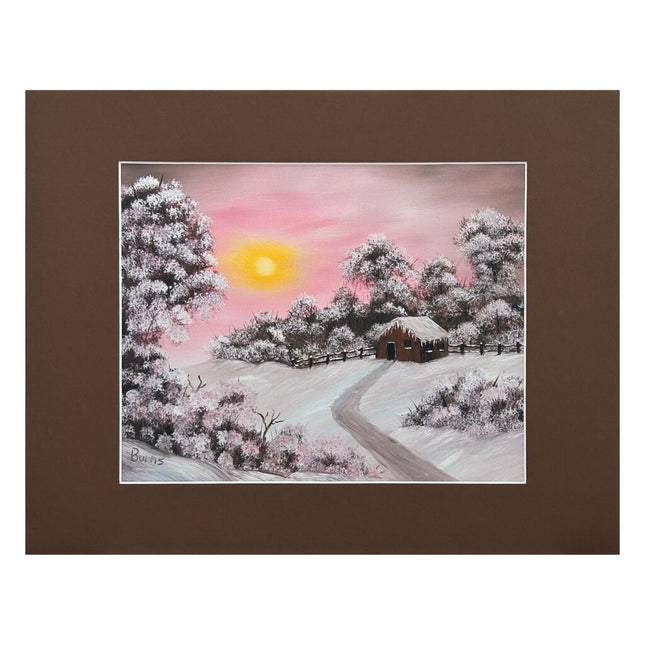 #205-6 Warm Winter Days 11x14 brown matte - 8x10 print