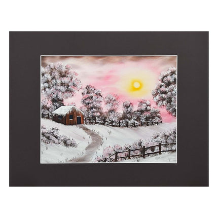 #206-3 Warm Winter Days II 11x14 black matte - 8x10 print