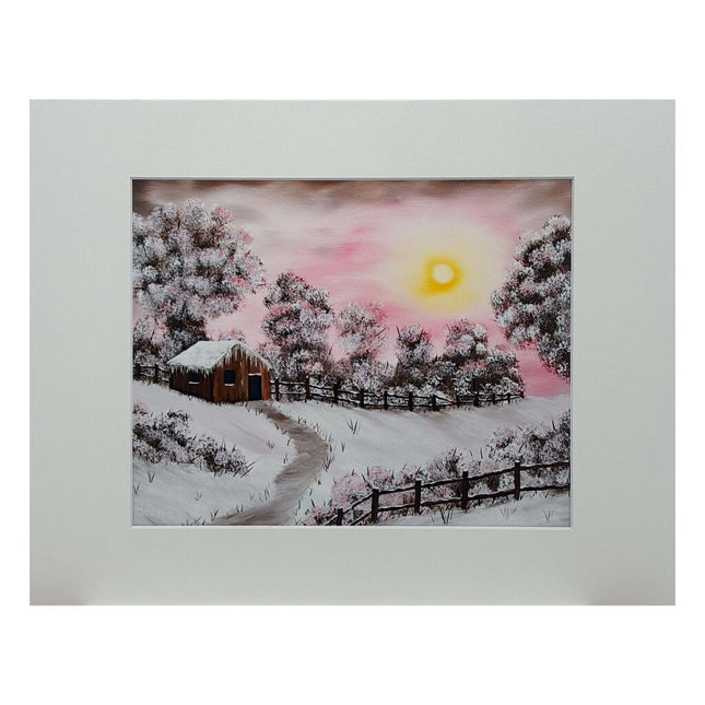 #206-6 Warm Winter Days II 11x14 white matte - 8x10 print