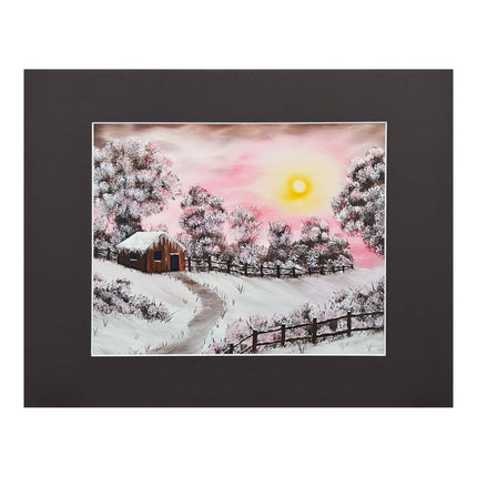 #206-7 Warm Winter Days II 11x14 black matte - 8x10 print