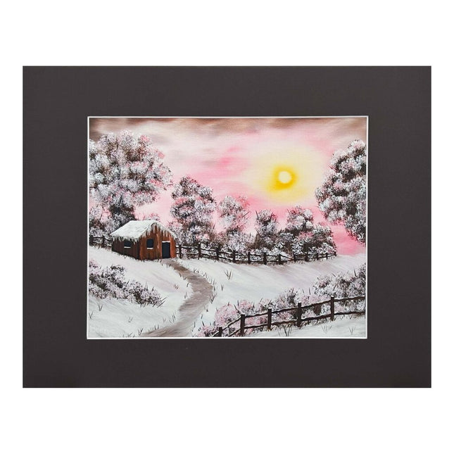 #206-7 Warm Winter Days II 11x14 black matte - 8x10 print