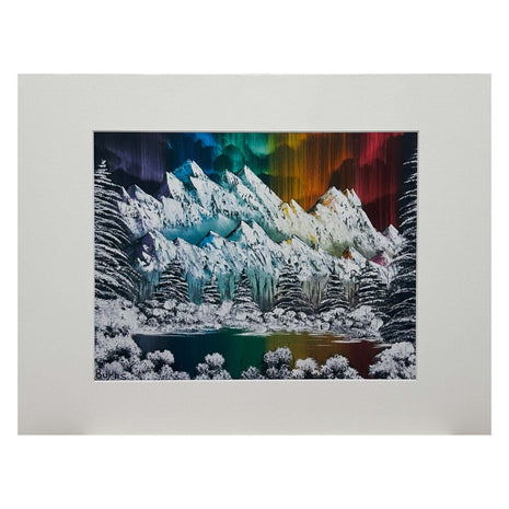 #209-1 Northern Lights II 11x14 white matte - 8x10 print