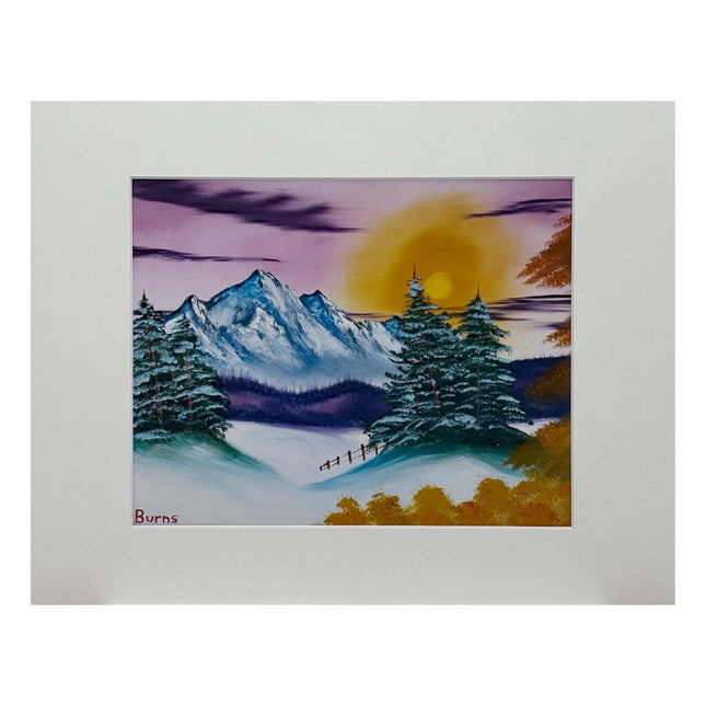 #17-5 Mountain Pines 11x14 white matte - 8x10 print