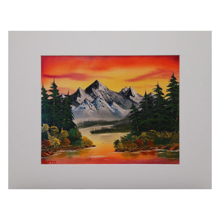 #29-7 Gray Mountain 11x14 matte - 8x10 print