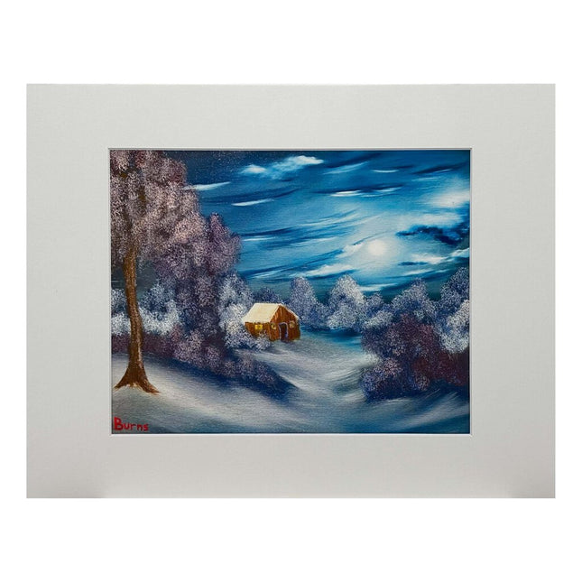 #76-2 Evening's Peace 11x14 white matte - 8x10 print