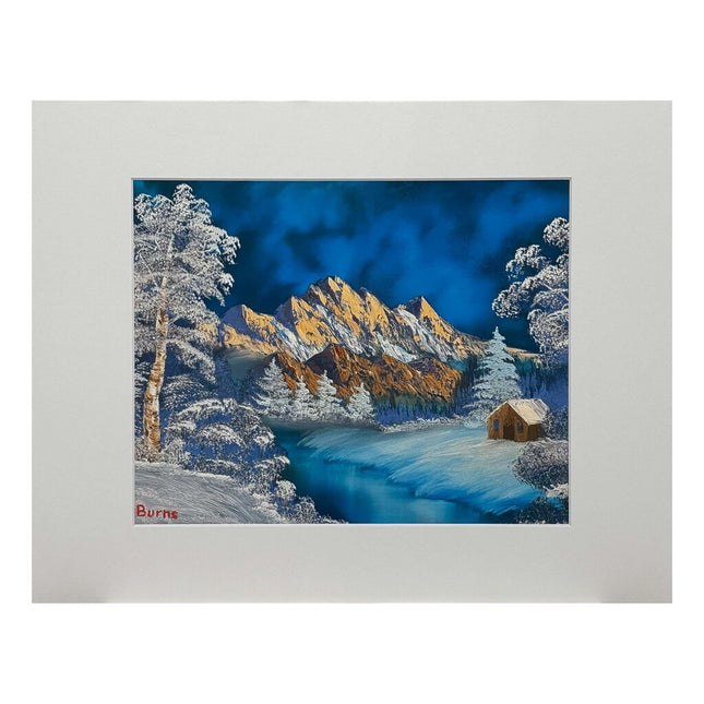 #104-3 Mountain Seclusion 11x14 white matte - 8x10 print
