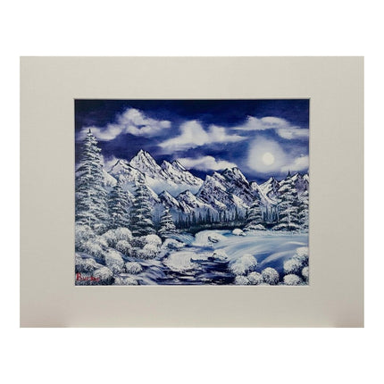 #106-6 Evening Serenity 11x14 white matte - 8x10 print