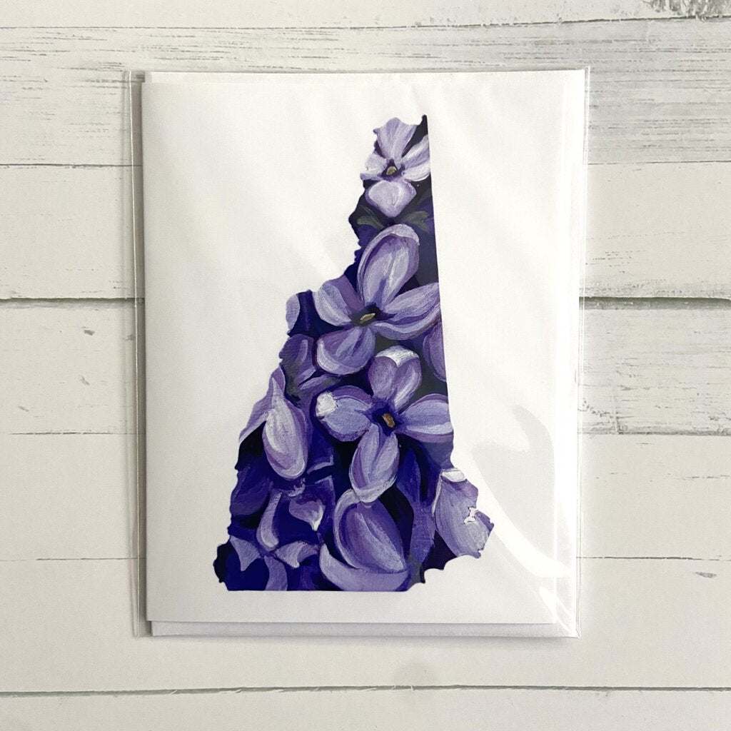 New Hampshire Lilacs - Floral All Occasion Greeting Card