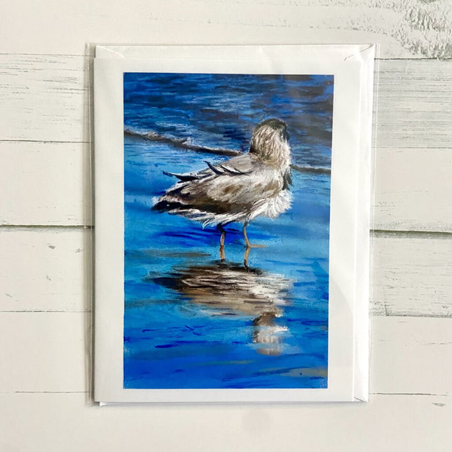 Scruffy Seagull - Coastal All Occasion Greeting Card