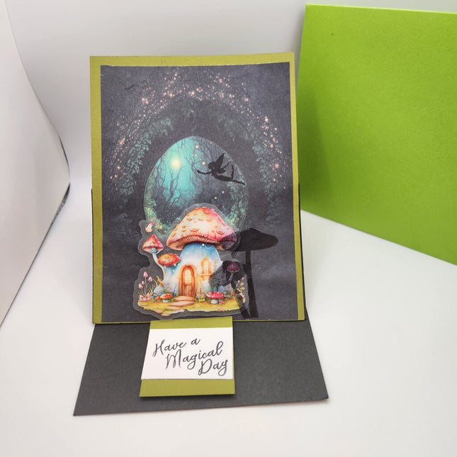 Fairy Easel Card Fairy Hose in Moonlight