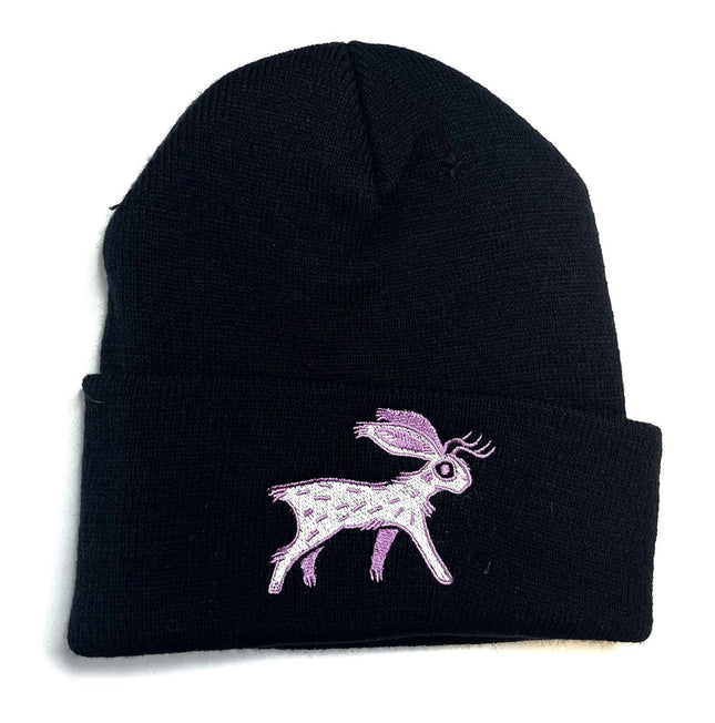 Jackalope Beanie (Black)