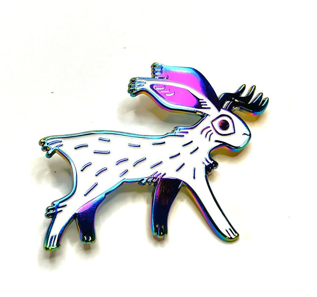 Jackalope Enamel Pin