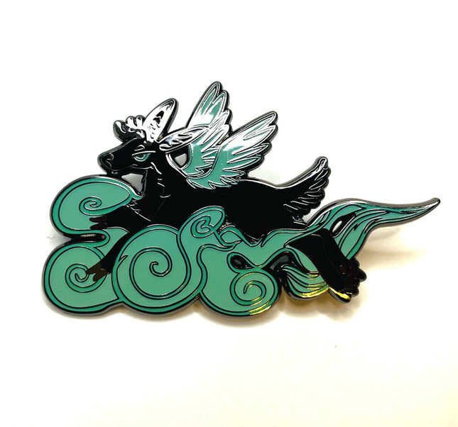 Cloud Surfer Enamel Pin