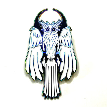 Owl Moon Enamel Pin