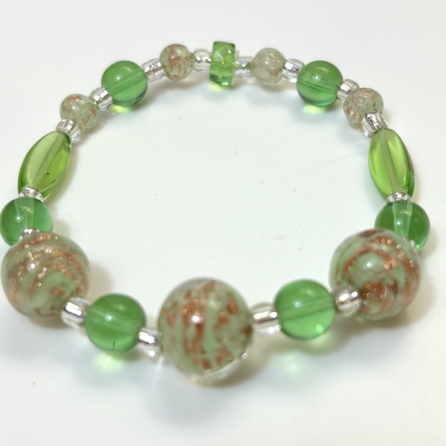 Venetian Glass Bracelet - Green