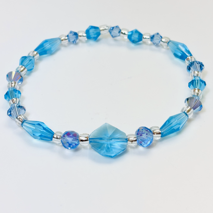 Swarovski Crystal Bracelet - Aqua