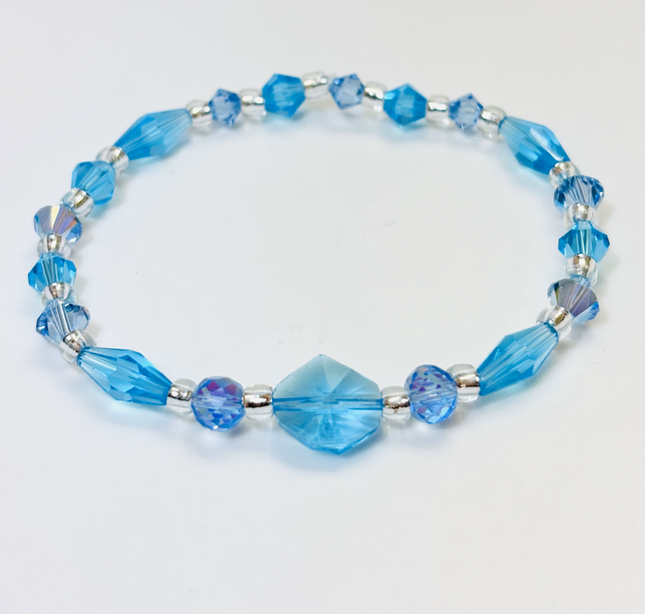 Swarovski Crystal Bracelet - Aqua