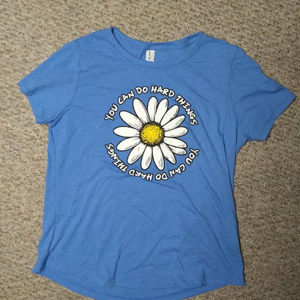 You Can Do Hard Things Scoop Neck Shirt