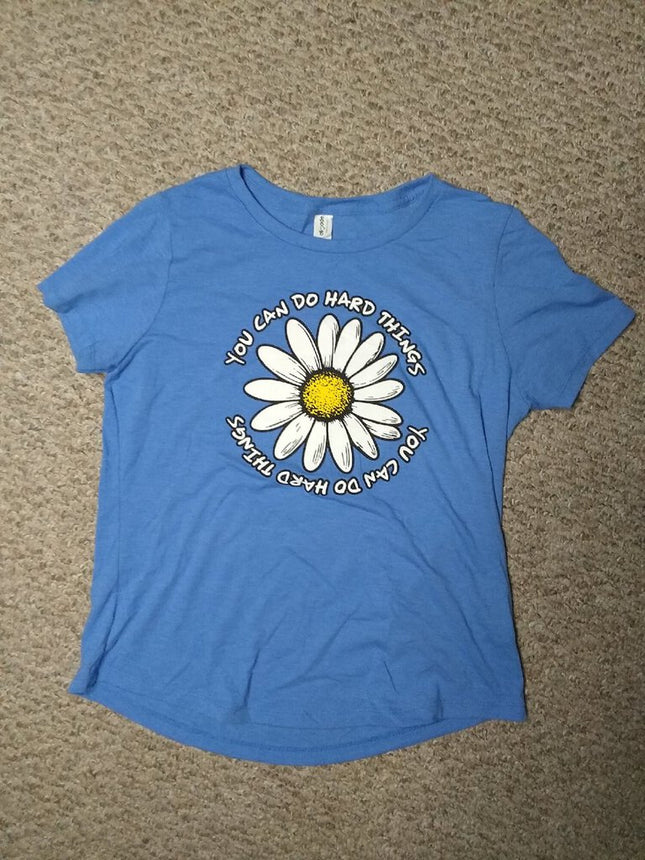 You Can Do Hard Things Scoop Neck Shirt