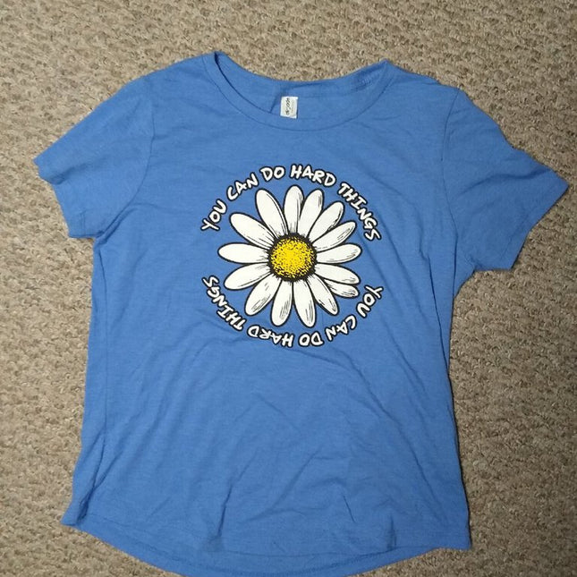 You Can Do Hard Things Scoop Neck Shirt