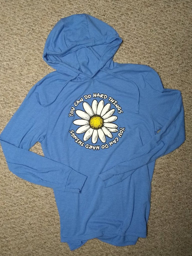 You Can Do Hard Things Hooded Tee