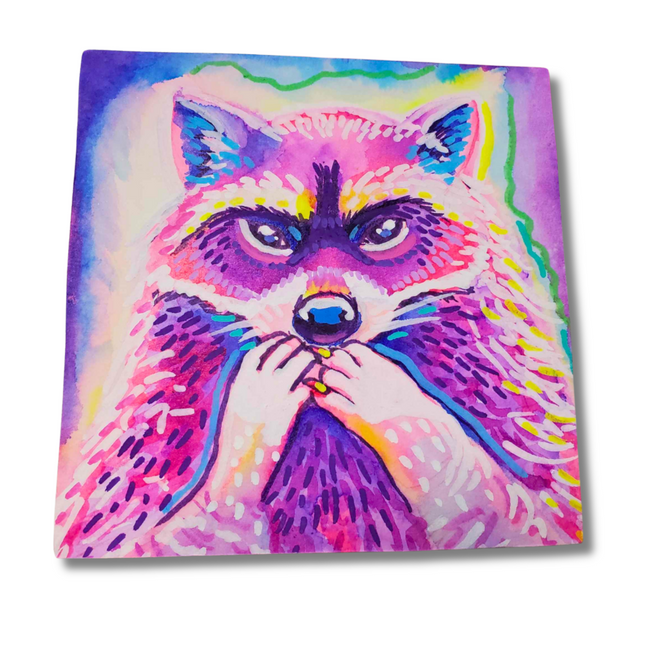 X ART - Raccoon Mischief