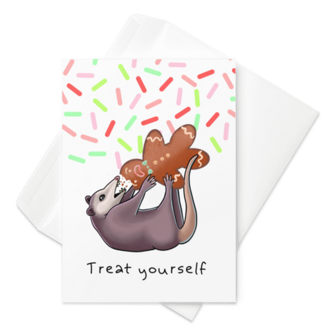 Holiday - Card - Treat Yourself