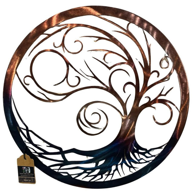Starry Night Tree Metal Wall Art