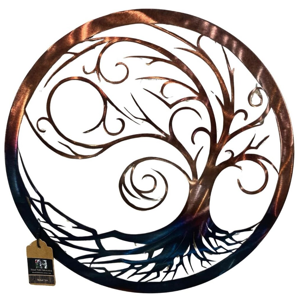 Starry Night Tree Metal Wall Art